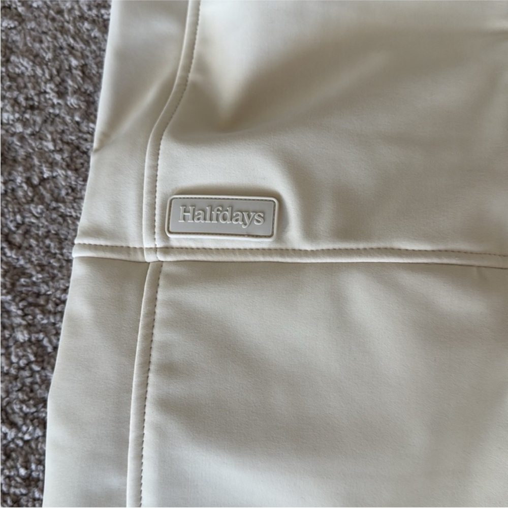 Halfdays Emma Soft Shell Pant - Oat Milk - Picture 7 of 8